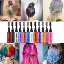 Load image into Gallery viewer, Hair Color Cream 12 Colors Temporary Hair Dye Mascara Cream Non-toxic Hair Dye Pen Hair Care