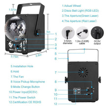 Load image into Gallery viewer, MAGIC BALL LASER PARTY HOLIDAY STAGE LASER LIGHT