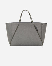 Load image into Gallery viewer, Guise tote bag in washed olive denim print