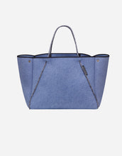 Load image into Gallery viewer, Guise neoprene tote bag in fade denim print