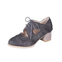 Load image into Gallery viewer, HEE GRAND 2019 Spring Women Fashion Heel Pumps Square Toe Lace UP Square Heel Ladies Elegant Platform Comfortable Shoes XWD7213
