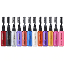 Load image into Gallery viewer, Hair Color Cream 12 Colors Temporary Hair Dye Mascara Cream Non-toxic Hair Dye Pen Hair Care
