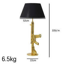 Load image into Gallery viewer, Gun Lamp Ak-47 - Gold 18k
