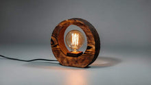 Load image into Gallery viewer, Wooden Decorative Table Lamp / Edison Bulb / Modern Minimalist Loft Design
