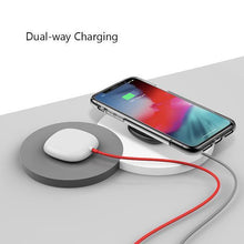 Load image into Gallery viewer, Wireless Charger That Always Goes and Stays with Your Phone
