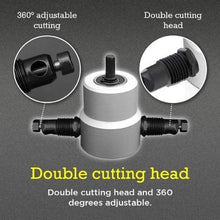 Load image into Gallery viewer, Double Head Sheet Metal Nibbler Cutter
