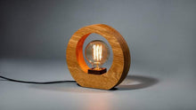 Load image into Gallery viewer, Wooden Decorative Table Lamp / Edison Bulb / Modern Minimalist Loft Design
