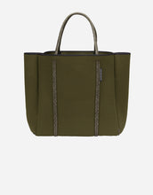 Load image into Gallery viewer, Cityscape mark II tote in khaki with blended rope
