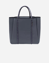 Load image into Gallery viewer, Cityscape mark II tote in pewter with blended rope
