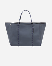 Load image into Gallery viewer, Escape Tote in Pewter with flecked sailing rope handles
