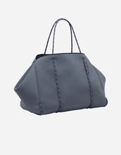 Load image into Gallery viewer, Escape Tote in Pewter with flecked sailing rope handles
