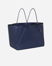 Load image into Gallery viewer, Guise neoprene tote bag in dark denim print
