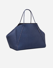 Load image into Gallery viewer, Guise neoprene tote bag in dark denim print
