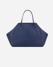 Load image into Gallery viewer, Guise neoprene tote bag in dark denim print
