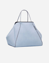 Load image into Gallery viewer, Guise neoprene tote bag in super fade denim print
