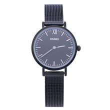 Load image into Gallery viewer, Women Fashion 304 Stainless Steel Bracelet Simple Graceful Quartz Watch Rhinestone Wristwatch
