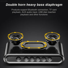 Load image into Gallery viewer, WOW 61CE Portable Bluetooth Wireless Speaker Touch Control Bass Stereo Subwoofer!
